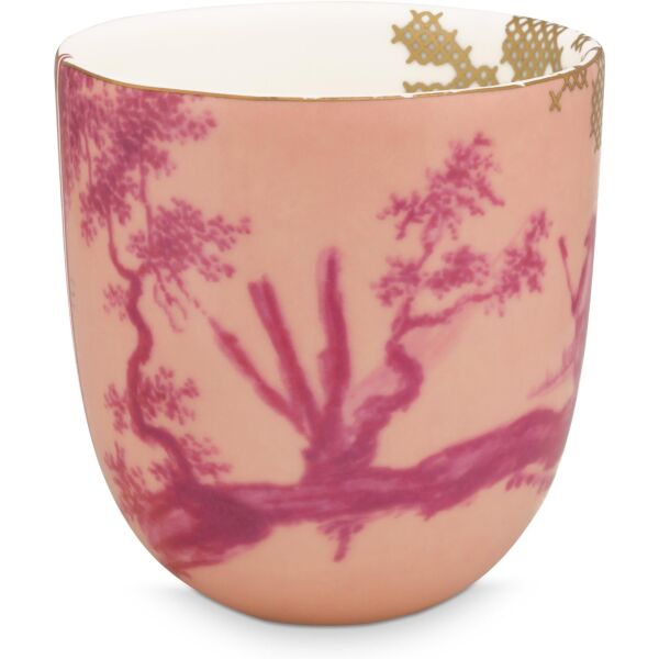 Heritage Kelebekli Kulpsuz Pembe Kupa 300 ml