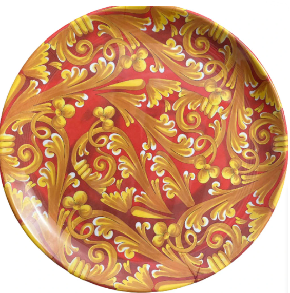 Capri Kırmızı Tabak 28 Cm