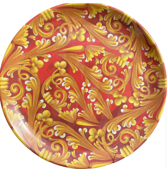 Capri Kırmızı Tabak 28 Cm