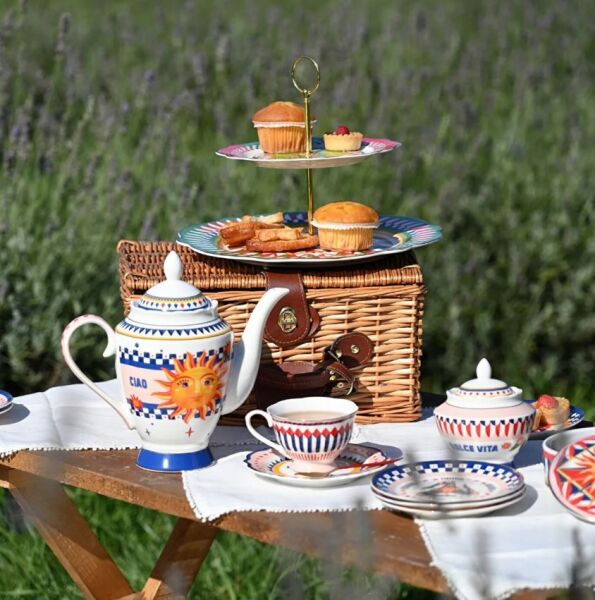 Dolce Vita Çok Renkli Çay Fincanı