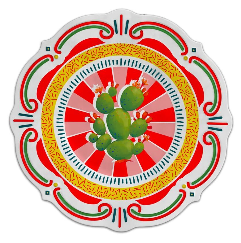 Dolce Vita Palm Servis Tabağı 28 cm Melamin