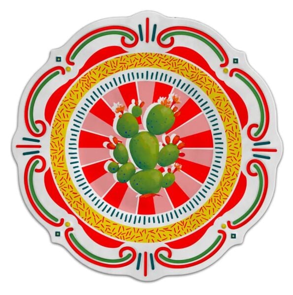 Dolce Vita Palm Servis Tabağı 28 cm Melamin