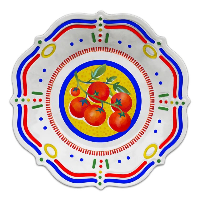 Dolce Vita Tomatos Çukur Tabak 23,5 cm Melamin