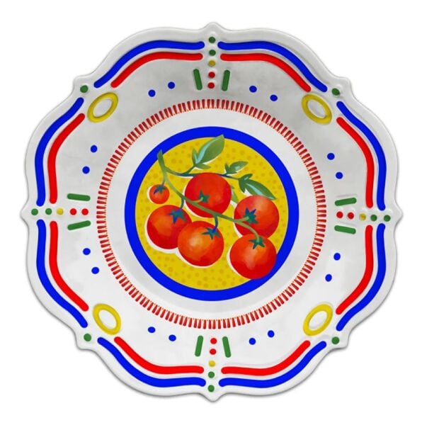 Dolce Vita Tomatos Çukur Tabak 23,5 cm Melamin