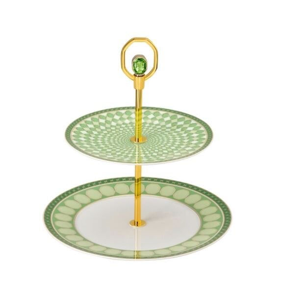 Swarovski  Signum Fern 2 Katlı Standı - Yuvarlak - 25 cm