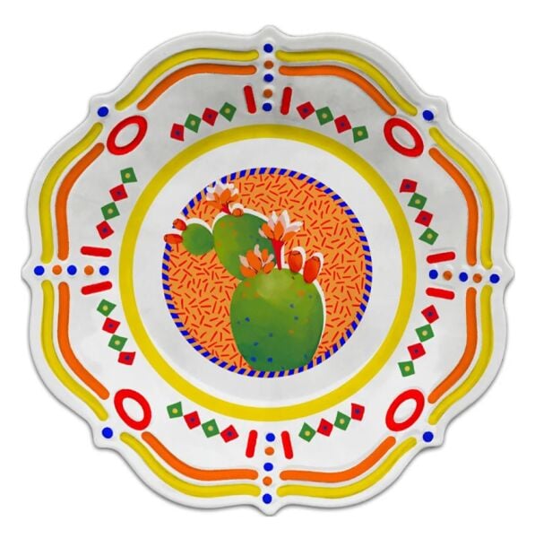 Dolce Vita Palm Çukur Tabak 23,5 cm Melamin