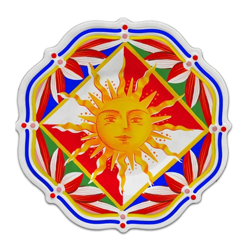 Dolce Vita Sun Pasta Tabağı 22 cm Melamin