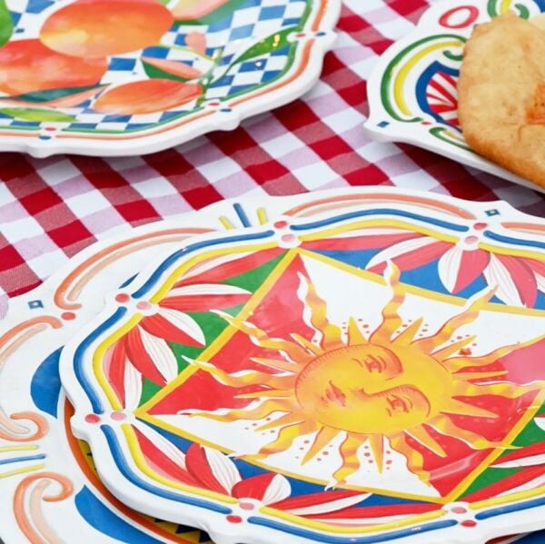 Dolce Vita Sun Pasta Tabağı 22 cm Melamin