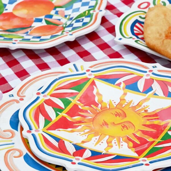 Dolce Vita Sun Pasta Tabağı 22 cm Melamin