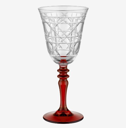Kırmızı Cam Kadeh 270 Ml Gloria