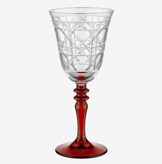 Kırmızı Cam Kadeh 270 Ml Gloria