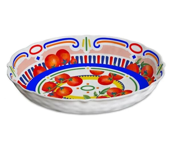 Dolce Vita Oval Servis Kasesi 33 cm, Melamin