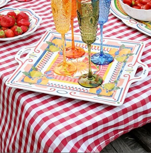 Dolce Vita Kare Tepsi 40 cm Melamin