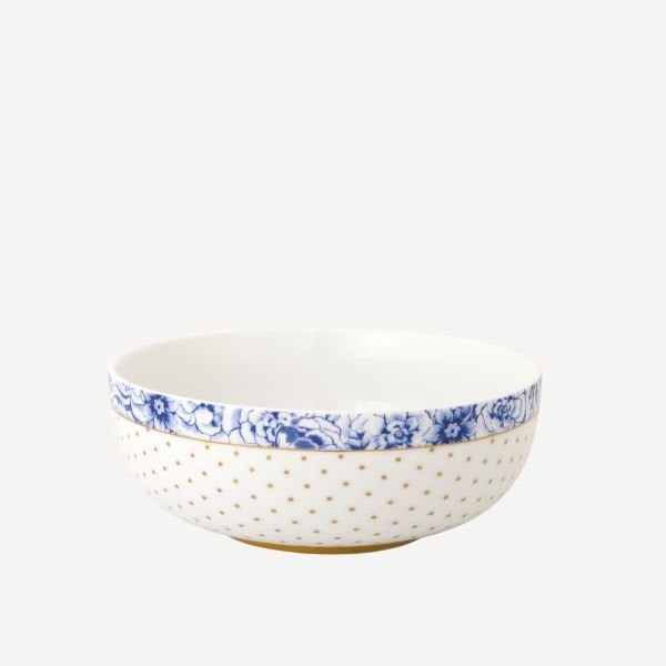 Royal Beyaz Kase Altın Puantiyeli 15 cm