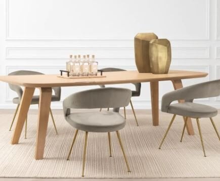 Vase Linos L antique brass