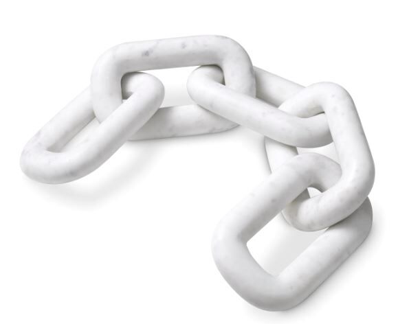 Object Salda white marble