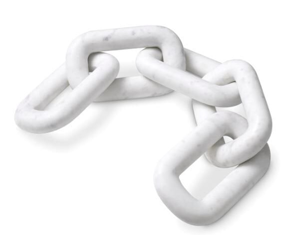 Object Salda white marble