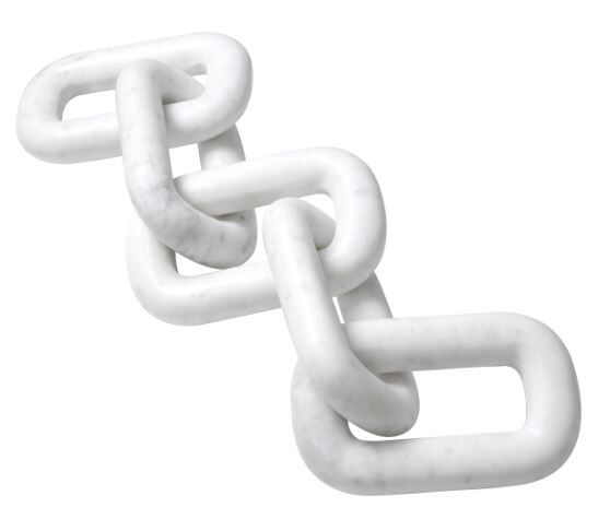 Object Salda white marble