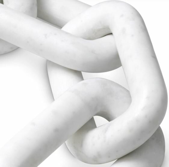 Object Salda white marble
