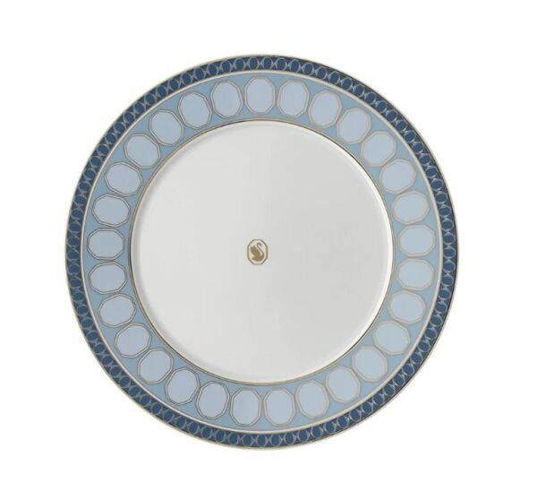 Swarovski Signum Azure - Pasta Tabağı, Mavi, 23 cm
