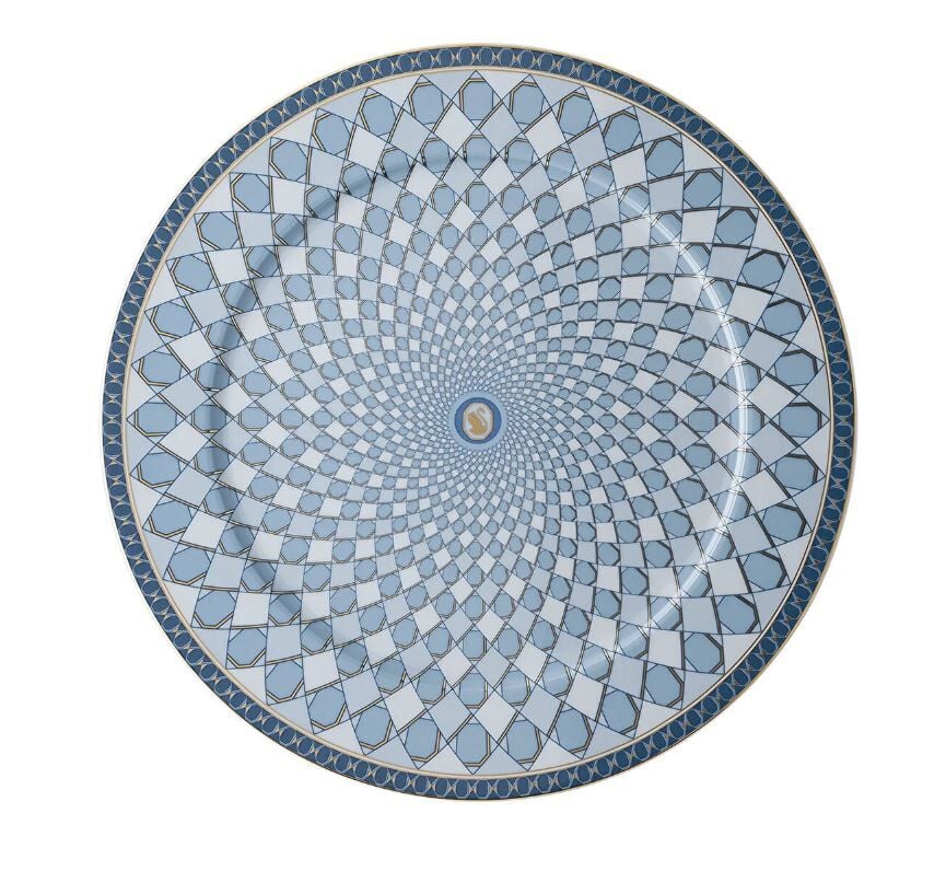 Swarovski Signum Azure Servis Tabağı 33 cm