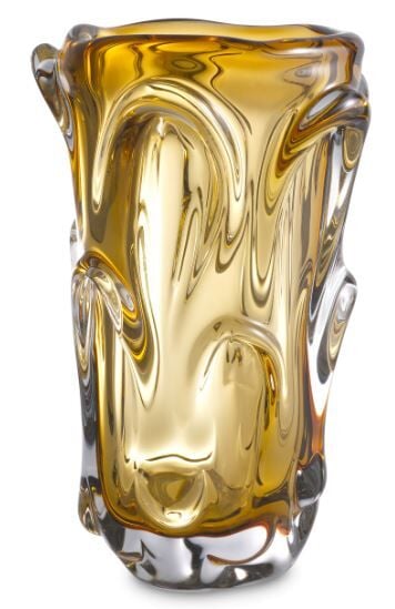 Hand blown glass | yellow colour
