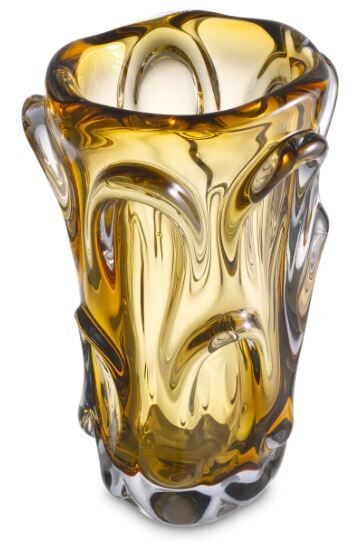 Hand blown glass | yellow colour