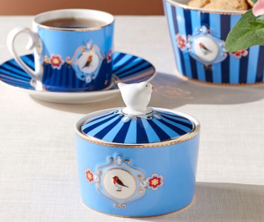 Love Birds Mavi Şekerlik