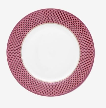 Flower Festival Kırmızı Yemek Tabağı 26.5 cm