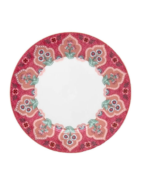 Flower Festival Kırmızı Tabak 21 cm