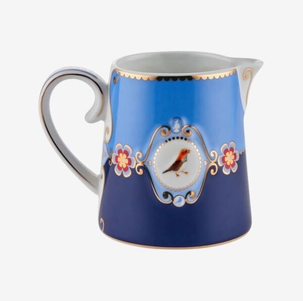 Love Birds Mavi Madalyon Desenli Sütlük 270 ml