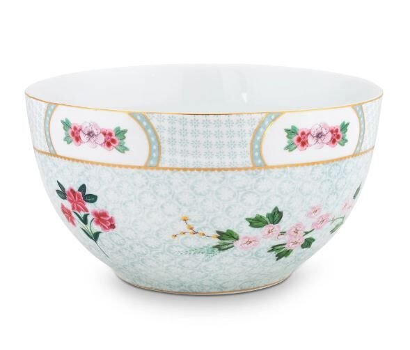 Blushing Birds Beyaz Kase 18 cm