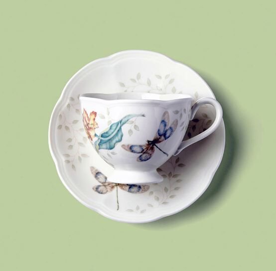 Butterfly Kahve/Çay Fincan ve Tabağı