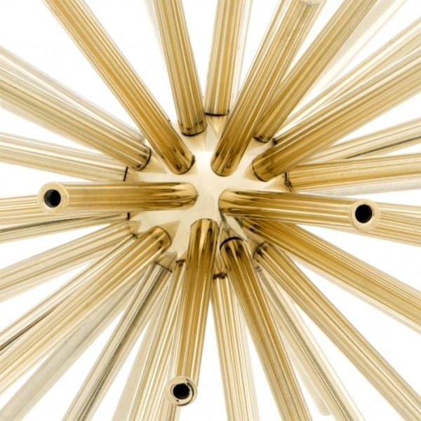 EICHHOLTZ OBJECT METEOR SET OF 3 POLISHED BRASS