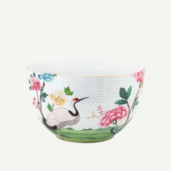 Blushing Birds Beyaz Kase 23 cm