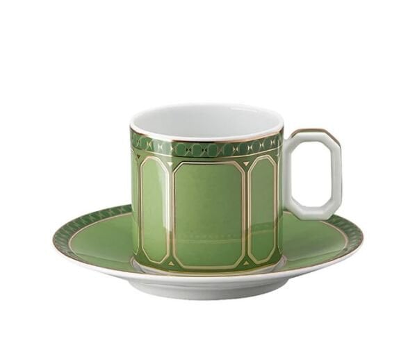 Swarovski Signum Fern Türk Kahvesi Fincan ve Tabağı