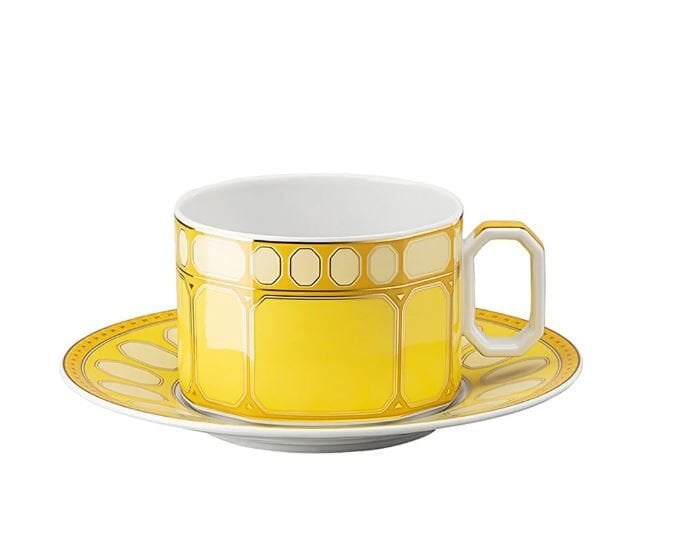 Swarovski Signum Jonquil Çay Fincanı ve Tabağı