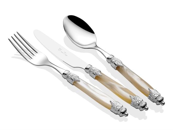 Arianna Chrome Kemik 75 Parça Set