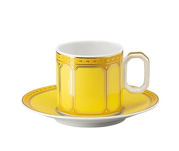 Swarovski Signum Jonquil Türk Kahvesi Fincan ve Tabağı