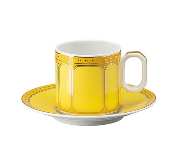 Swarovski Signum Jonquil Türk Kahvesi Fincan ve Tabağı