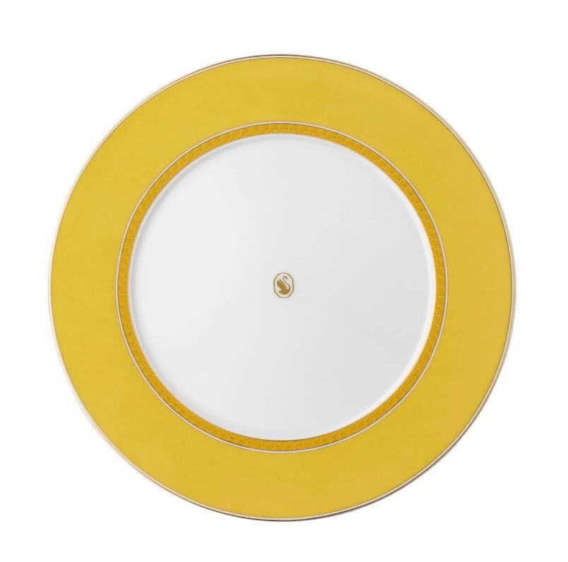 Swarovski Signum Sarı Jonquil Yemek Tabağı 29 CM