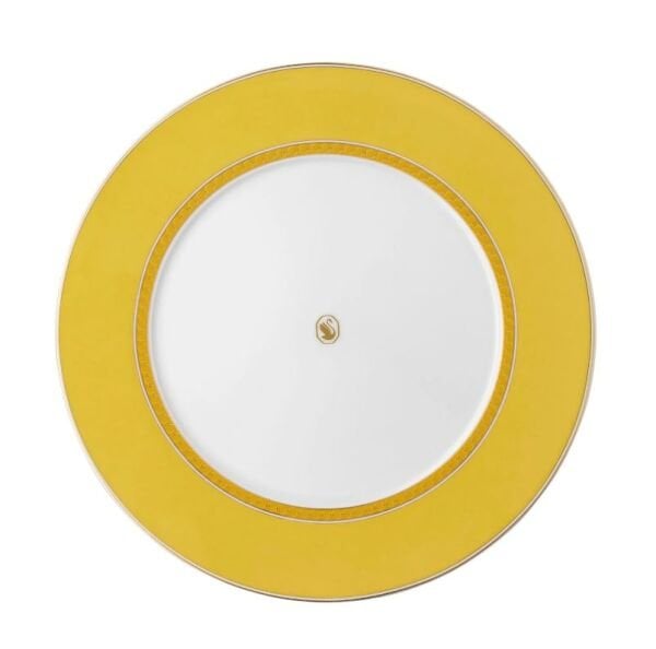 Swarovski Signum Sarı Jonquil Yemek Tabağı 29 CM