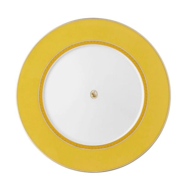 Swarovski Signum Sarı Jonquil Yemek Tabağı 29 CM