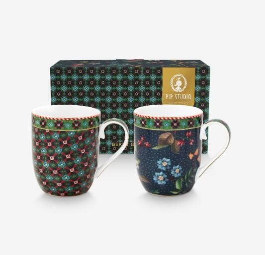 Mavi Porselen Kupa Seti 145 Ml