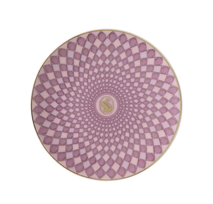 Swarovski Signum Rose Pembe Düz Tabak 10 cm