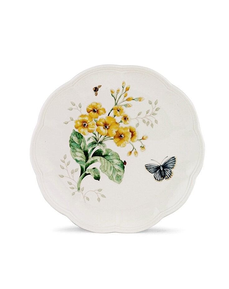 Butterfly Düz Tabak Fritillary 23 cm