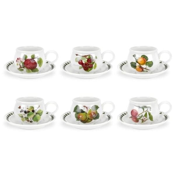 NEW POMONA ÇAY FİNCANI + TABAĞI 6 LI