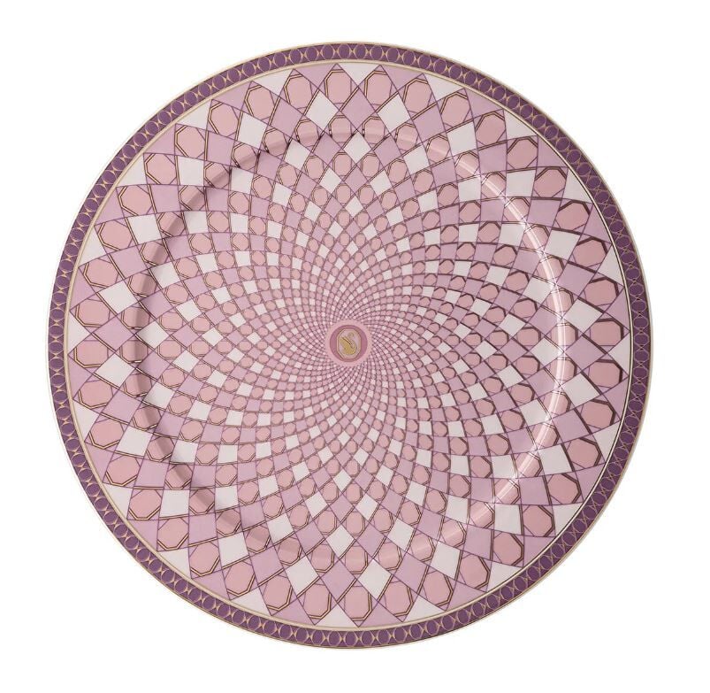 Swarovski Signum Rose Servis Tabağı 33 cm