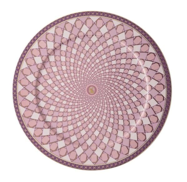 Swarovski Signum Rose Servis Tabağı 33 cm