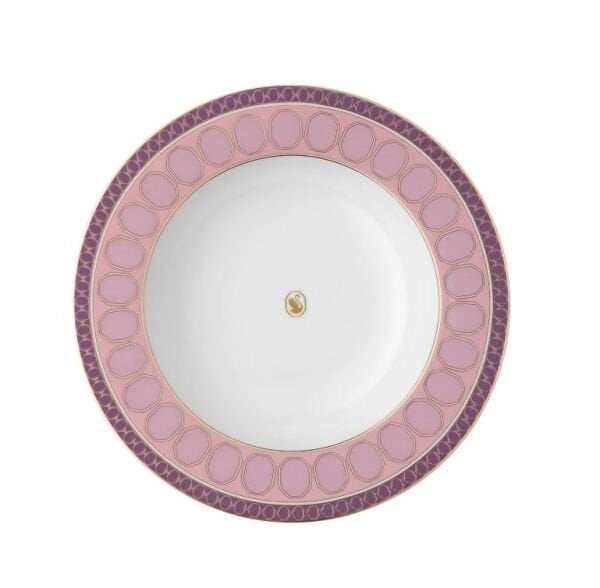 Swarovski Signum Rose Pembe Çukur Tabaka 24 CM